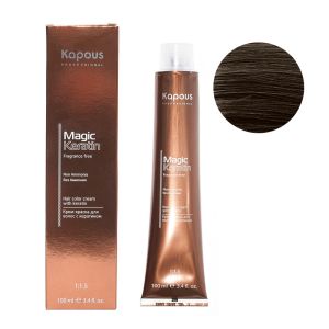 Крем-краска без аммония Magic Keratin «Non Ammonia» NA 5.0 насыщенный светло-коричневый 100 мл