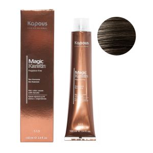 Крем-краска без аммония Magic Keratin «Non Ammonia» NA 5.07 насыщенный холодный светло-коричневый 100 мл