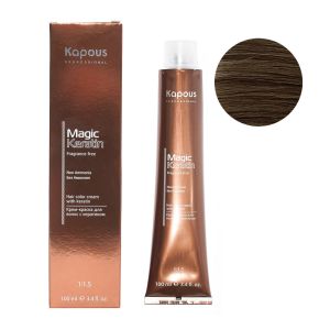 Крем-краска без аммония Magic Keratin «Non Ammonia» NA 5.1 светлый пепельно-коричневый 100 мл