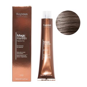 Крем-краска без аммония Magic Keratin «Non Ammonia» NA 5.12 светлый коричнево-бежевый холодный 100 мл