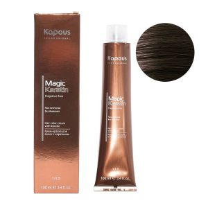 Крем-краска без аммония Magic Keratin «Non Ammonia» NA 5.3 светлый коричнево-золотистый 100 мл