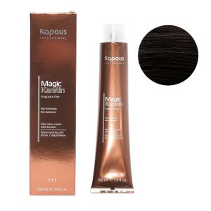 Крем-краска без аммония Magic Keratin «Non Ammonia» NA 5.81 светлый коричнево-пепельный 100 мл