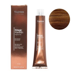 Крем-краска без аммония Magic Keratin «Non Ammonia» NA 6.41 темный матовый медный блонд 100 мл