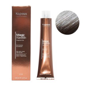 Крем-краска без аммония Magic Keratin «Non Ammonia» NA 7.1 пепельный блонд 100 мл