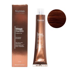 Крем-краска без аммония Magic Keratin «Non Ammonia» NA 7.4 медный блонд 100 мл