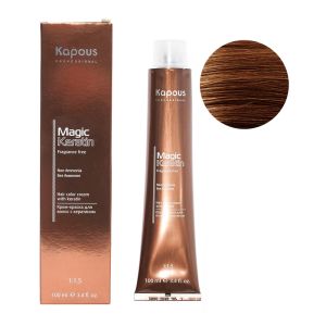Крем-краска без аммония Magic Keratin «Non Ammonia» NA 7.43 медно-золотой блонд 100 мл
