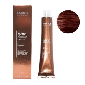 Крем-краска без аммония Magic Keratin «Non Ammonia» NA 7.45 медно-махагоновый блонд 100 мл