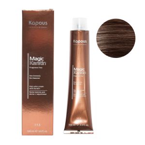Крем-краска без аммония Magic Keratin «Non Ammonia» NA 7.8 карамель 100 мл