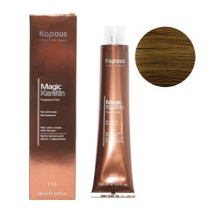 Крем-краска без аммония Magic Keratin «Non Ammonia» NA 7.88 блондин индийский чай 100 мл