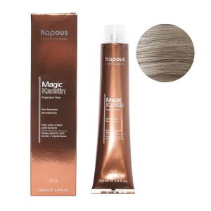 Крем-краска без аммония Magic Keratin «Non Ammonia» NA 8.1 светлый пепельный блонд 100 мл