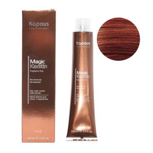 Крем-краска без аммония Magic Keratin «Non Ammonia» NA 8.4 светлый медный блонд 100 мл