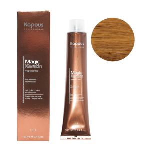 Крем-краска без аммония Magic Keratin «Non Ammonia» NA 8.41 светлый матовый медный блонд 100 мл