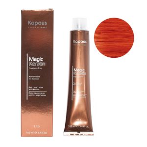 Крем-краска без аммония Magic Keratin «Non Ammonia» NA 88.44 насыщенны светлый интенсивно-медный блонд 100 мл