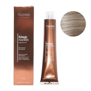 Крем-краска без аммония Magic Keratin «Non Ammonia» NA 9.23 очень светлый бежевый перламутровый блонд 100 мл