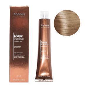 Крем-краска без аммония Magic Keratin «Non Ammonia» NA 9.85 очень светлый блондин тростниковый сахар 100 мл