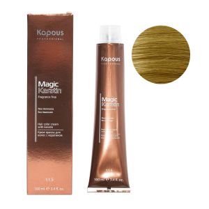 Крем-краска без аммония Magic Keratin «Non Ammonia» NA 9.8 очень светлый блондин корица 100 мл