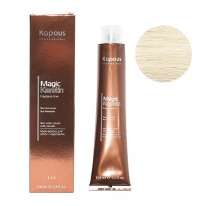 Крем-краска без аммония Magic Keratin «Non Ammonia» NA 912 ультра-светлый бежевый блонд 100 мл