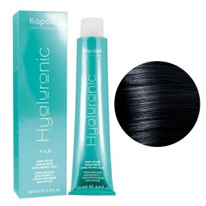 Крем-краска Kapous Hyaluronic HY 1.1 Иссиня-черный 100 мл