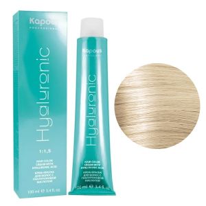Крем-краска Kapous Hyaluronic HY 10.0 Платиновый блондин 100 мл