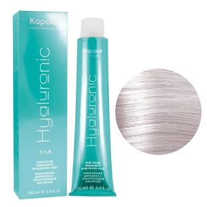 Крем-краска Kapous Hyaluronic HY 10.081 Платиновый блондин пастельный ледяной 100 мл