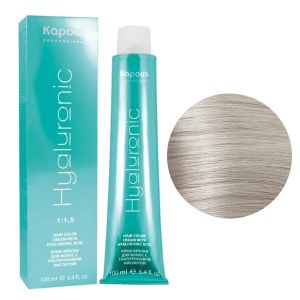 Крем-краска Kapous Hyaluronic HY 10.1 Платиновый блондин пепельный 100 мл