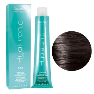 Крем-краска Kapous Hyaluronic HY 3.0 Темно-коричневый 100 мл