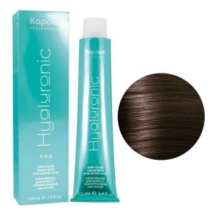 Крем-краска Kapous Hyaluronic HY 4.3 Коричневый золотистый 100 мл