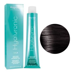 Крем-краска Kapous Hyaluronic HY 4.8 Коричневый какао 100 мл
