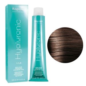 Крем-краска Kapous Hyaluronic HY 5.23 Светлый коричневый перламутровый 100 мл