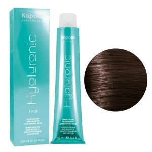 Крем-краска Kapous Hyaluronic HY 5.32 Светлый коричневый палисандр 100 мл