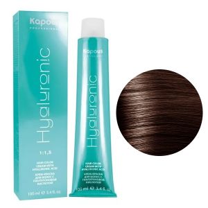 Крем-краска Kapous Hyaluronic HY 5.5 Светлый коричневый махагоновый 100 мл