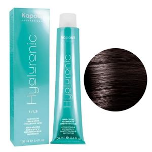Крем-краска Kapous Hyaluronic HY 5.8 Светлый коричневый шоколад 100 мл