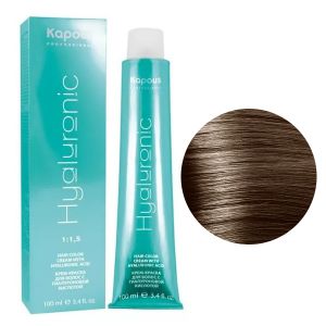 Крем-краска Kapous Hyaluronic HY 6.0 Темный блондин 100 мл