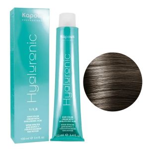 Крем-краска Kapous Hyaluronic HY 6.07 Темный блондин натуральный холодный 100 мл
