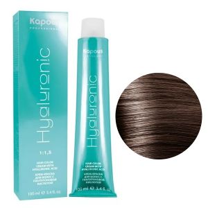Крем-краска Kapous Hyaluronic HY 6.12 Темный блондин табачный 100 мл