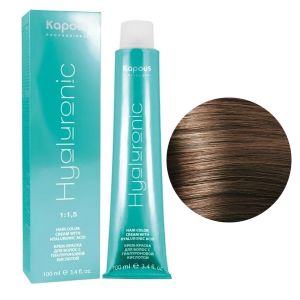 Крем-краска Kapous Hyaluronic HY 6.23 Темный блондин перламутровый 100 мл