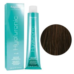 Крем-краска Kapous Hyaluronic HY 6.3 Темный блондин золотистый 100 мл