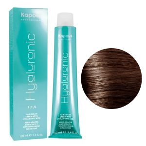 Крем-краска Kapous Hyaluronic HY 6.35 Темный блондин каштановый 100 мл