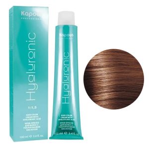Крем-краска Kapous Hyaluronic HY 6.43 Темный блондин медный золотистый 100 мл