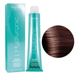 Крем-краска Kapous Hyaluronic HY 6.45 Темный блондин медный махагоновый 100 мл
