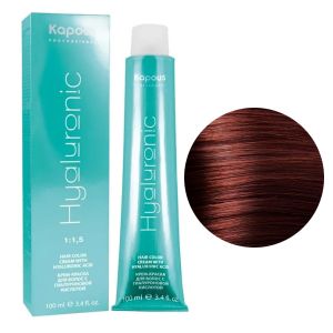 Крем-краска Kapous Hyaluronic HY 6.6 Темный блондин красный 100 мл