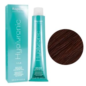 Крем-краска Kapous Hyaluronic HY 6.84 Темный блондин брауни 100 мл