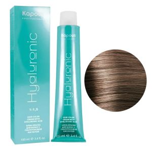 Крем-краска Kapous Hyaluronic HY 7.23 Блондин перламутровый 100 мл