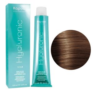 Крем-краска Kapous Hyaluronic HY 7.35 Блондин каштановый 100 мл