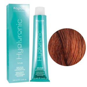 Крем-краска Kapous Hyaluronic HY 7.43 Блондин медный золотистый 100 мл