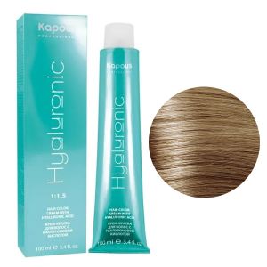 Крем-краска Kapous Hyaluronic HY 8.00 Светлый блондин интенсивный 100 мл