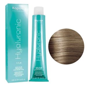 Крем-краска Kapous Hyaluronic HY 8.13 Светлый блондин бежевый 100 мл