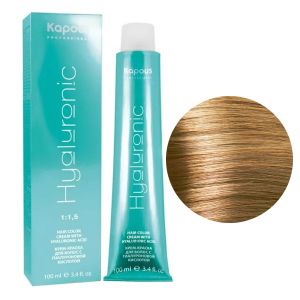 Крем-краска Kapous Hyaluronic HY 8.33 Светлый блондин золотистый интенсивный 100 мл