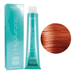 Крем-краска Kapous Hyaluronic HY 8.43 Светлый блондин медный золотистый 100 мл