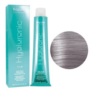 Крем-краска Kapous Hyaluronic HY 9.015 Очень светлый блондин пастельный стальной 100 мл